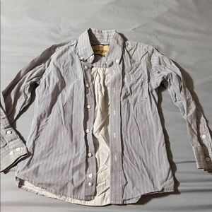 Wrangler Kids Black and White Button Down Shirt